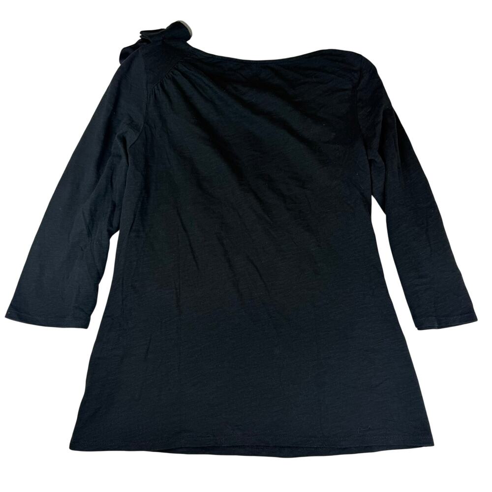 Garnett Hill Black Long Sleeve Top Size M